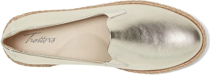 Trotters Poppy Women's Flat Shoes Champagne : 7.5 M (B), Leather - Image 2