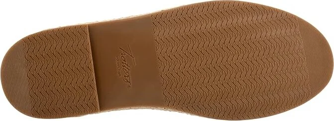 Trotters Poppy Women's Flat Shoes Ivory : 8 WW (EE), Leather/Rubber - Image 3