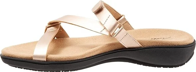 Trotters Raja Women's Shoes Champagne Metallic : 7.5 M (B), Synthetic - Image 6