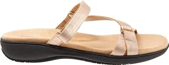 Trotters Raja Women's Shoes Champagne Metallic : 7.5 M (B), Synthetic - Image 7