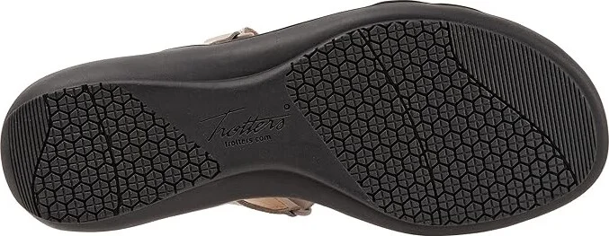Trotters Raja Women's Shoes Grey Leather : 7 N (AA), Synthetic - Image 3