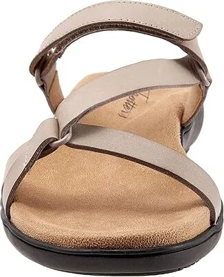 Trotters Raja Women's Shoes Grey Leather : 7 N (AA), Synthetic - Image 5