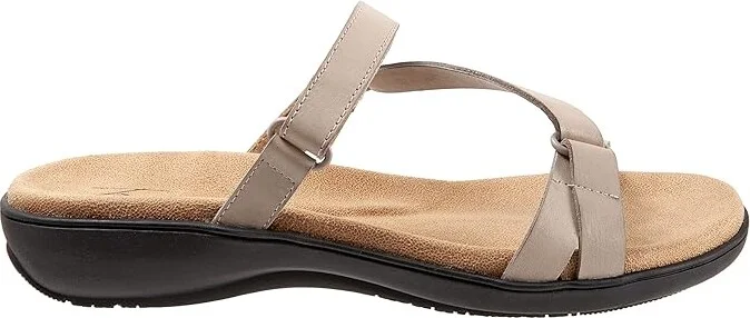 Trotters Raja Women's Shoes Grey Leather : 7 N (AA), Synthetic - Image 7