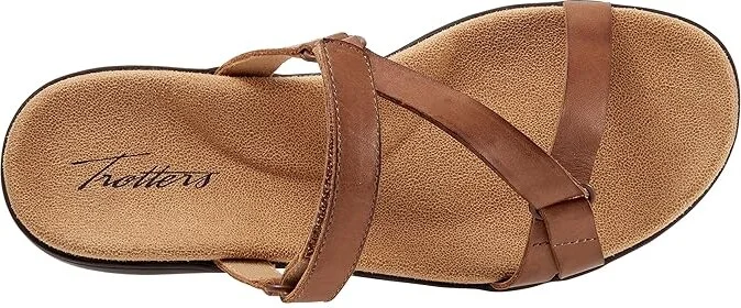 Trotters Raja Women's Shoes Luggage Leather : 5.5 M (B), Synthetic - Image 2