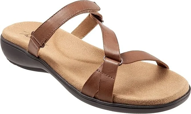 Trotters Raja Women's Shoes Luggage Leather : 5.5 M (B), Synthetic