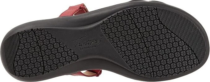 Trotters Raja Women's Shoes Red Leather : 7 N (AA), Synthetic - Image 3