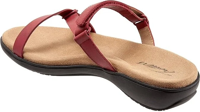 Trotters Raja Women's Shoes Red Leather : 7 N (AA), Synthetic - Image 6