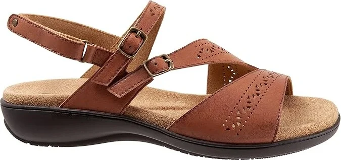 Trotters Razzi Women's Shoes Luggage Leather : 11 W (D), Synthetic - Image 7