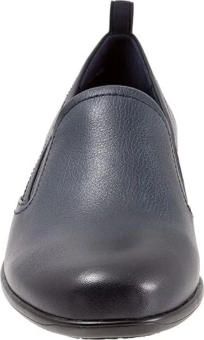 Trotters Reggie Women's Shoes Navy Leather : 6.5 M (B) - Image 5