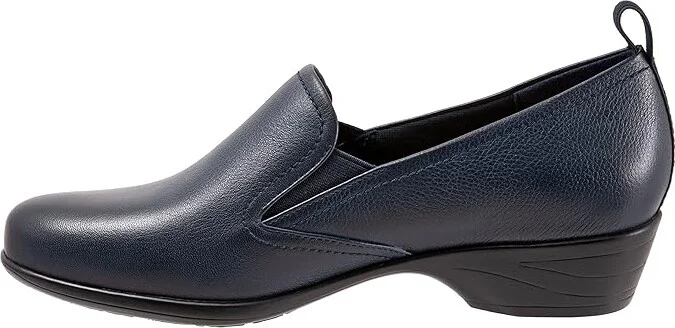 Trotters Reggie Women's Shoes Navy Leather : 6.5 M (B) - Image 6