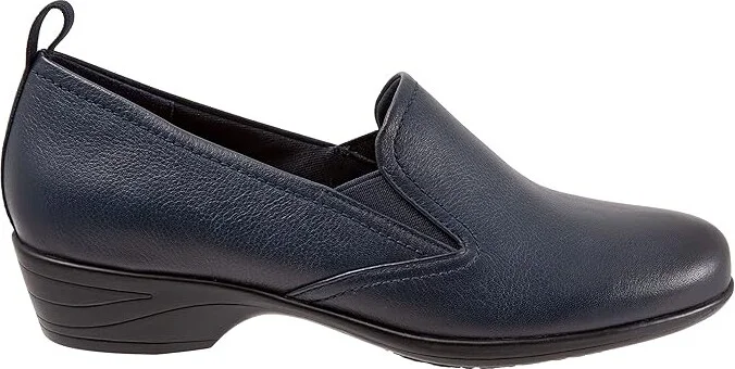 Trotters Reggie Women's Shoes Navy Leather : 6.5 M (B) - Image 7