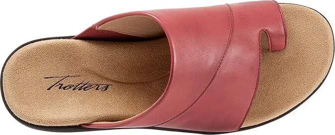 Trotters Regina Women's Shoes Dark Red : 7.5 W (D), Leather - Image 2