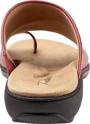 Trotters Regina Women's Shoes Dark Red : 7.5 W (D), Leather - Image 4