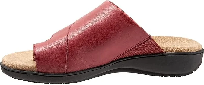 Trotters Regina Women's Shoes Dark Red : 7.5 W (D), Leather - Image 6