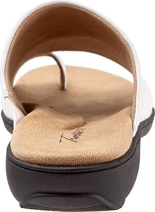 Trotters Regina Women's Shoes White : 6.5 W (D), Leather - Image 4
