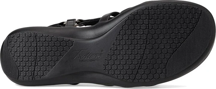 Trotters Ria Women's Sandals Black : 11 M (B), Leather - Image 3