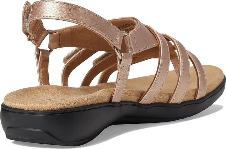 Trotters Ria Women's Sandals Champagne : 9.5 M (B), Leather - Image 4