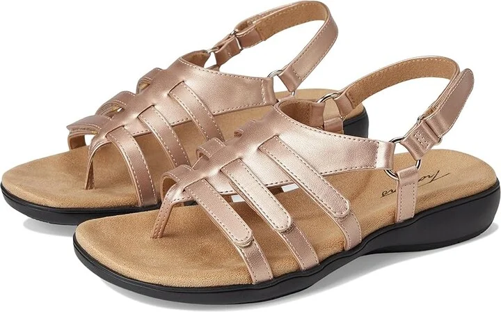 Trotters Ria Women's Sandals Champagne : 9.5 M (B), Leather