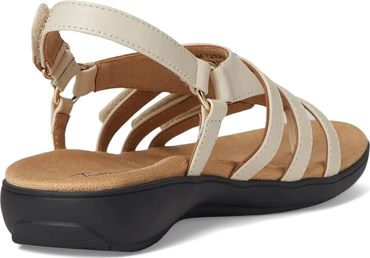 Trotters Ria Women's Sandals Ivory : 8 M (B), Leather - Image 4