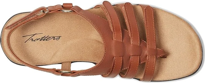 Trotters Ria Women's Sandals Luggage : 10.5 N (AA), Leather - Image 2