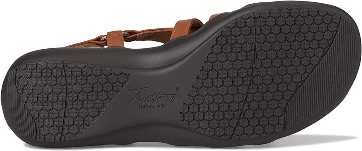 Trotters Ria Women's Sandals Luggage : 10.5 N (AA), Leather - Image 3