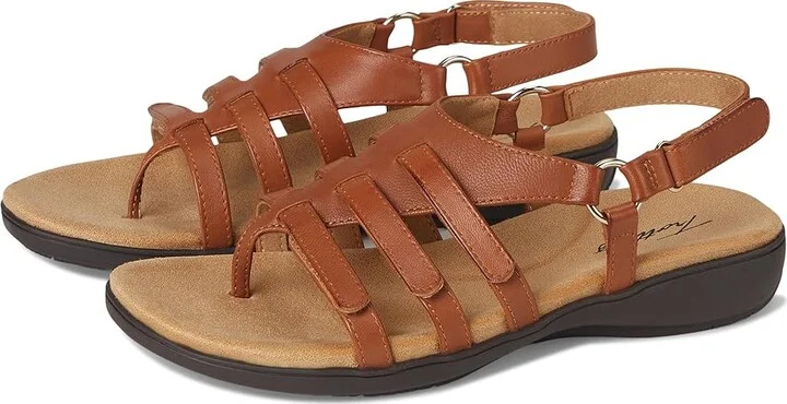 Trotters Ria Women's Sandals Luggage : 10.5 N (AA), Leather