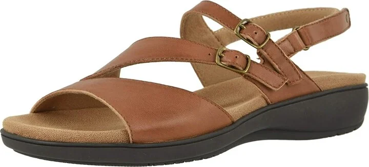 Trotters Riva Women's Shoes Luggage : 7.5 W (D), Leather - Image 2