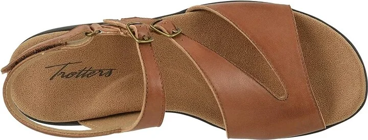 Trotters Riva Women's Shoes Luggage : 7.5 W (D), Leather - Image 3