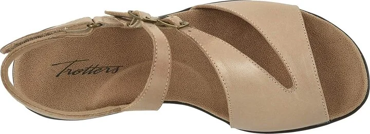 Trotters Riva Women's Shoes Sand : 10 M (B), Leather - Image 3