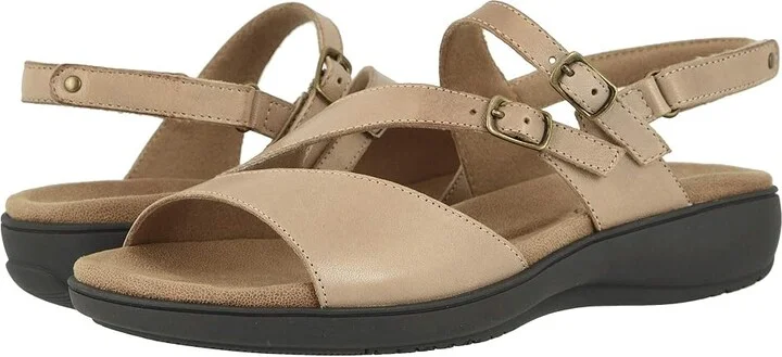 Trotters Riva Women's Shoes Sand : 10 M (B), Leather