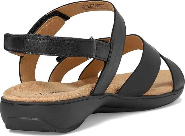 Trotters River Women's Sandals Black : 11 M (B), Leather - Image 4