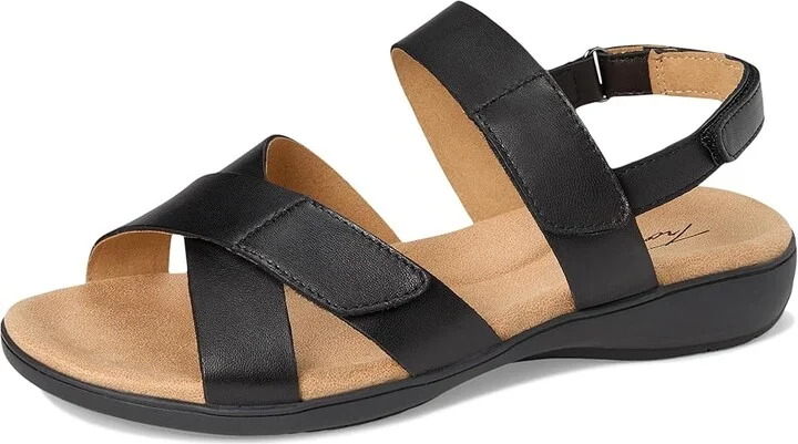 Trotters River Women's Sandals Black : 11 M (B), Leather - Image 5