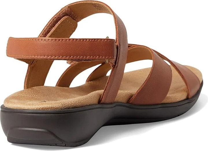 Trotters River Women's Sandals Luggage : 9 W (D), Leather - Image 4