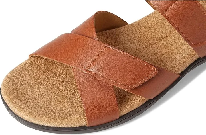 Trotters River Women's Sandals Luggage : 9 W (D), Leather - Image 7