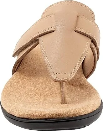 Trotters Robin Women's Sandals Beige : 6 W (D), Leather - Image 5