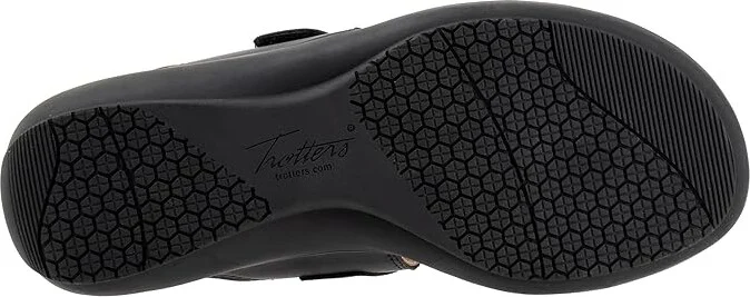 Trotters Robin Women's Sandals Black : 9 M (B), Leather - Image 3