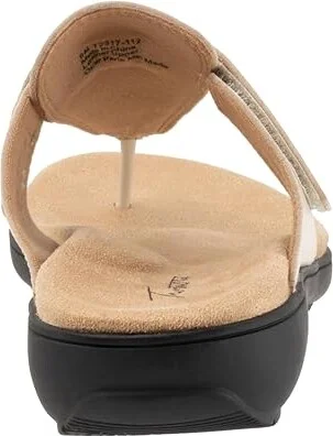 Trotters Robin Women's Sandals Ivory : 7 W (D), Leather - Image 4
