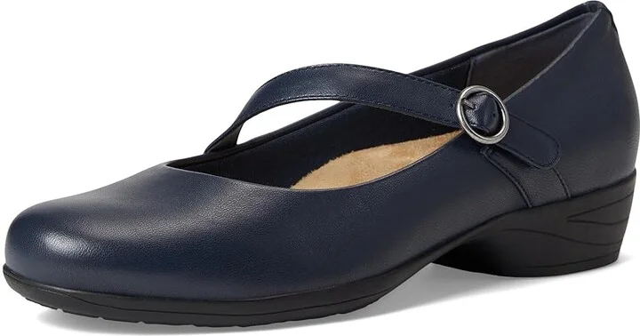 Trotters Rochelle High Women's Heels Navy : 7 N (AA), Leather - Image 5
