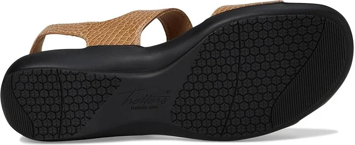 Trotters Romi Croco Women's Sandals Luggage : 9 W (D), Rubber - Image 3