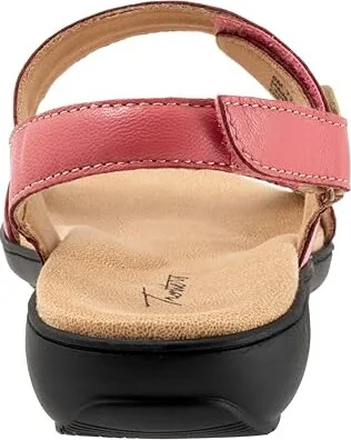 Trotters Romi Stitch Women's Sandals Fuchsia : 10 WW (EE), Leather - Image 4