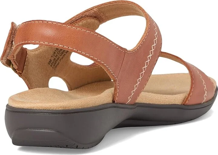 Trotters Romi Stitch Women's Sandals Luggage : 9 W (D), Leather - Image 4