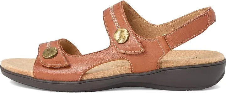Trotters Romi Stitch Women's Sandals Luggage : 9 W (D), Leather - Image 6