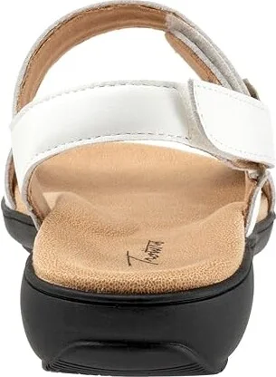 Trotters Romi Stitch Women's Sandals White : 5 M (B), Leather - Image 4