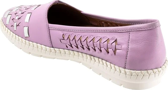 Trotters Rory Women's Shoes Lavender/Silver : 9 N (AA), Leather - Image 4