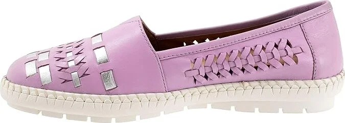 Trotters Rory Women's Shoes Lavender/Silver : 9 N (AA), Leather - Image 6