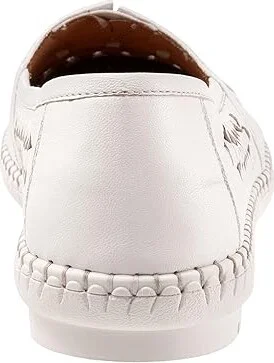 Trotters Rory Women's Shoes White Silver : 6 W (D), Leather - Image 4