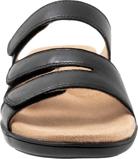 Trotters Rose Women's Sandals Black : 7 W (D), Leather - Image 5