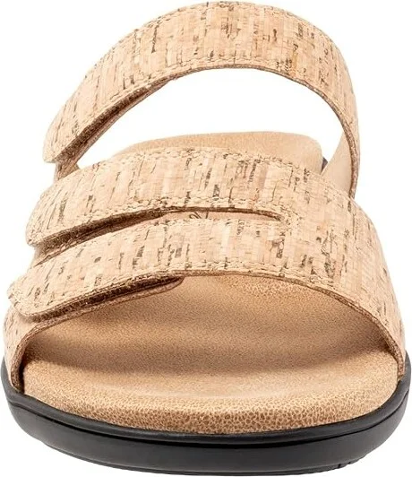 Trotters Rose Women's Sandals Natural Cork : 6.5 M (B), Leather - Image 5