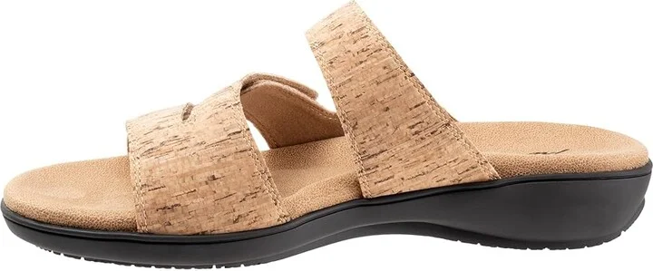 Trotters Rose Women's Sandals Natural Cork : 6.5 M (B), Leather - Image 6