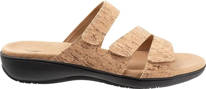 Trotters Rose Women's Sandals Natural Cork : 6.5 M (B), Leather - Image 7